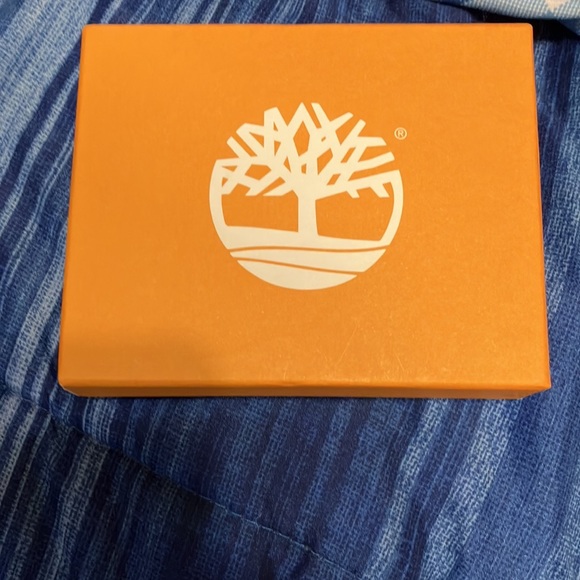 Timberland Men's Genuine Leather Bifold Passcase Wallet Brown - Picture 8 of 8